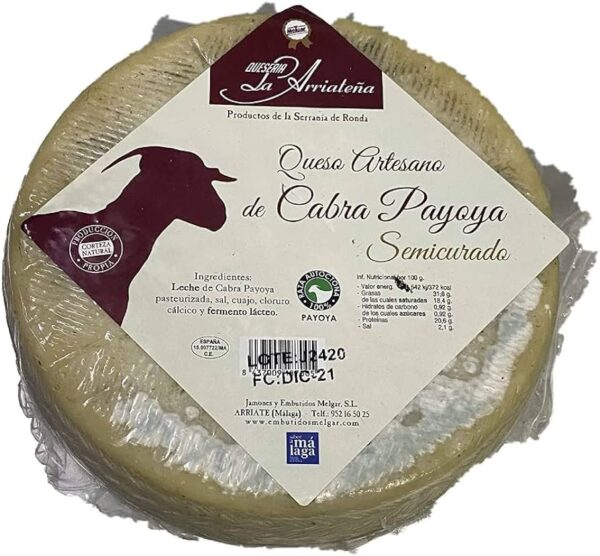 Queso Artesano de Cabra Payoya Semicurado (2Kg)